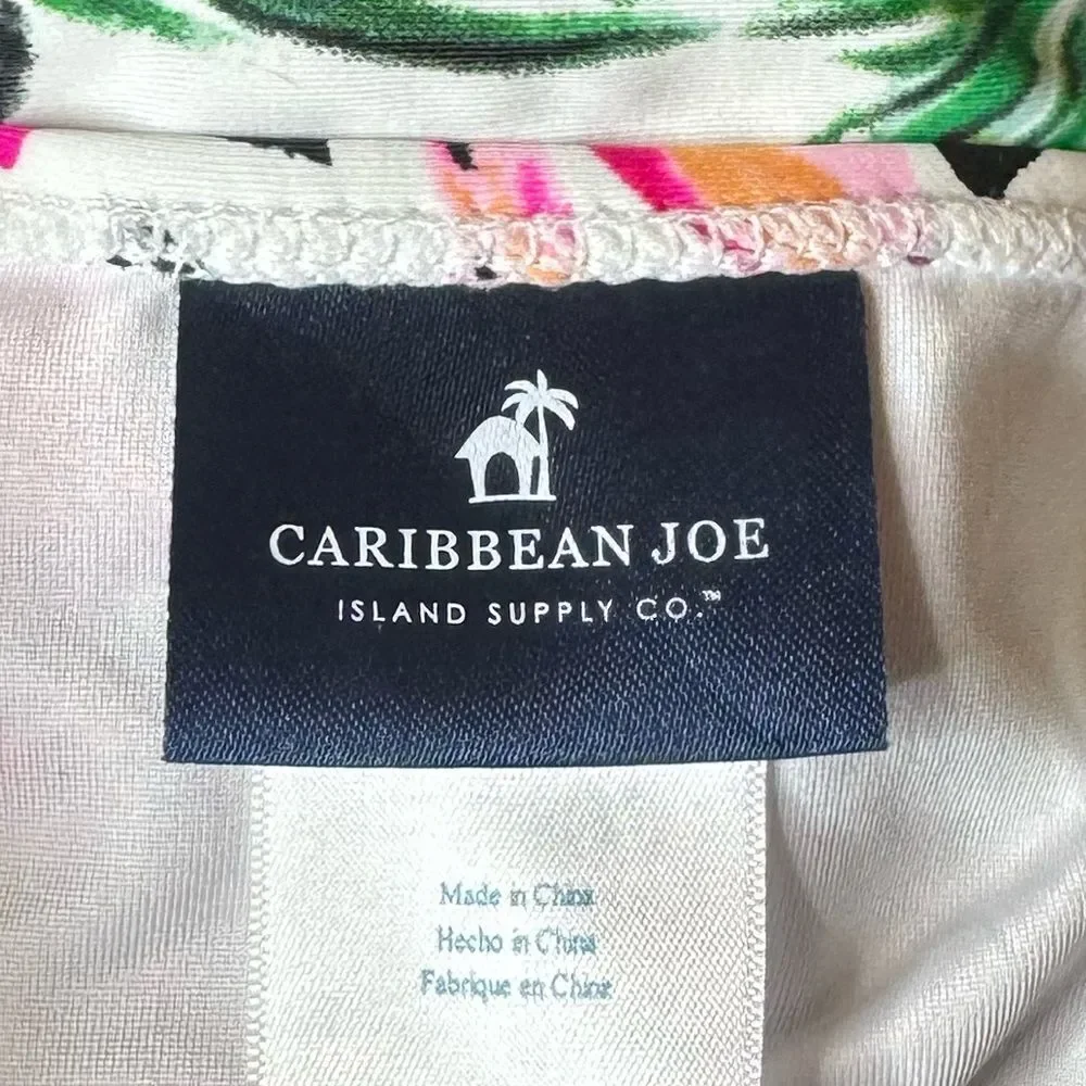 NWT Caribbean Joe Floral Swimsuit Top size 14